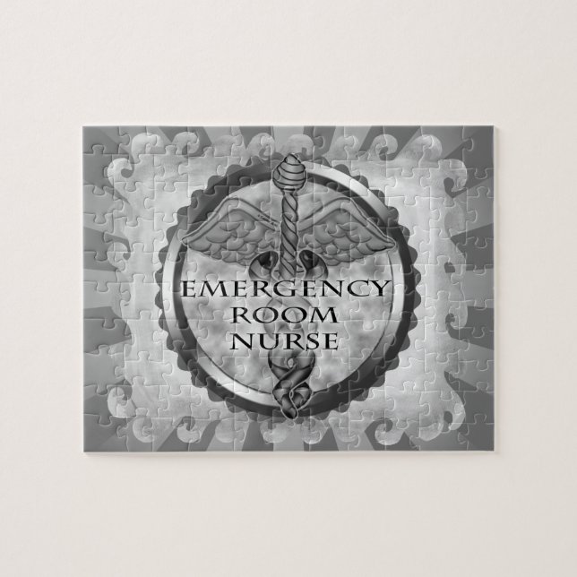 Grey ER Nurse Jigsaw Puzzle (Horizontal)