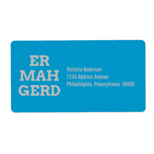 Grey Ermahgerd Expédition Étiquettes