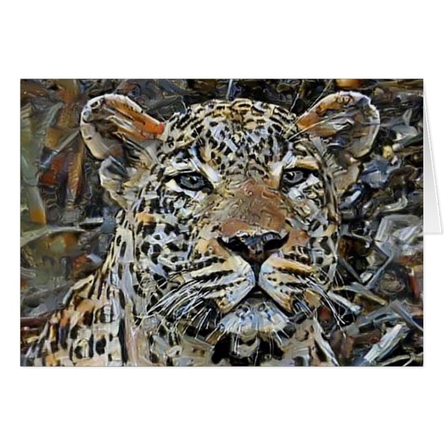 Grey eyed Leopard (Front Horizontal)