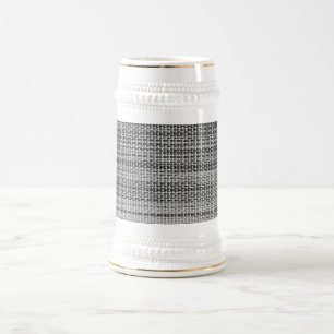 Grey Fabric Cloth Beer Stein