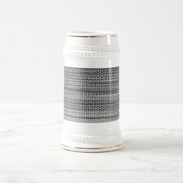 Grey Fabric Cloth Beer Stein (Center)