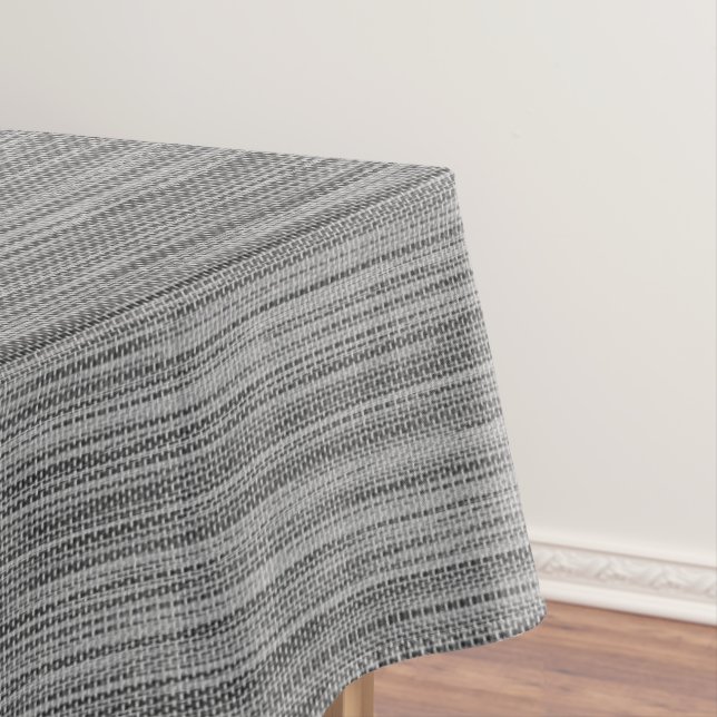 Grey Fabric Tablecloth (In Situ)