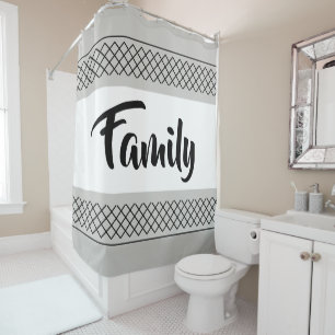 Grey Family Trendy Pattern Print Stylish Modern