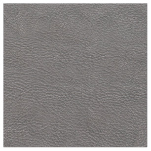 Grey Faux Leather Fabric