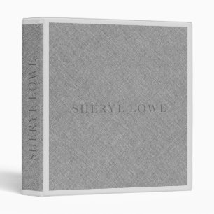 Grey faux line texture look binder