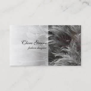 Grey Feathers Business Card