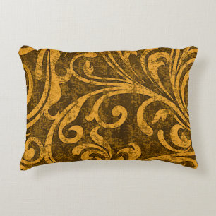 Grey floral, high-resolution seamless texture. accent pillow