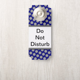 Grey Flower Ribbon by Kenneth Yoncich Door Hanger