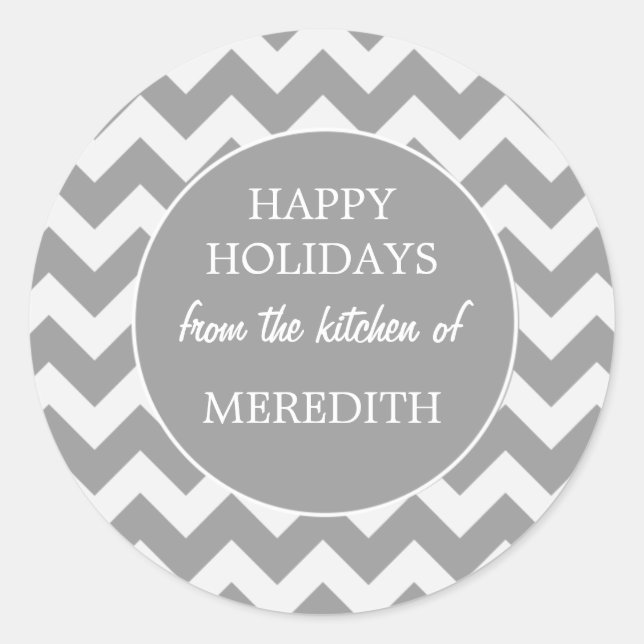 Grey From the Kitchen Of Baking Classic Round Sticker (Front)