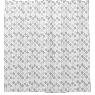 Grey Funky Diamond Geometric Pattern