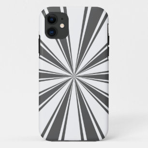 Grey Funky Stripes Seamless Graphic Art iPhone 11 Case