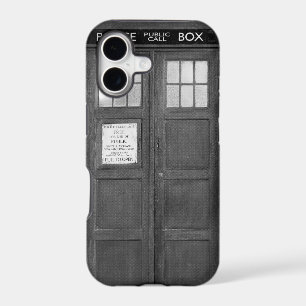 Grey Funny Phone Booth Call Box