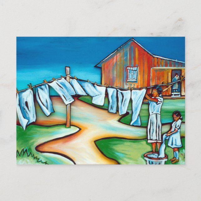 Grey Gallery: Wash Day Postcard (Front)