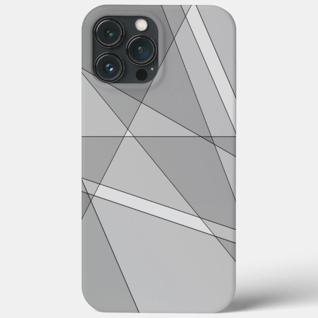 Grey Geometric  Case-Mate iPhone Case (Back)