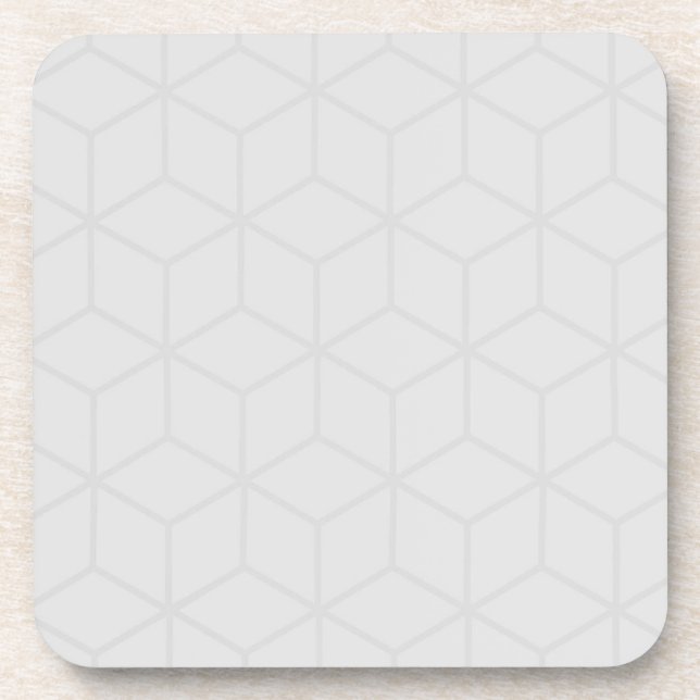 Grey geometric coaster (Front)