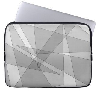 Grey Geometric  Laptop Sleeve