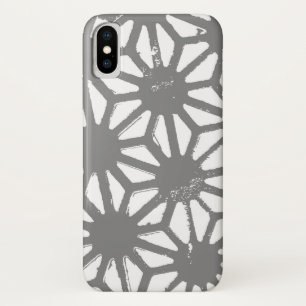 Grey geometric pattern Case-Mate iPhone case