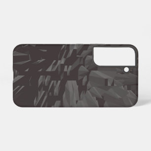 Grey Geometric Polygons Galaxy S22 Cases