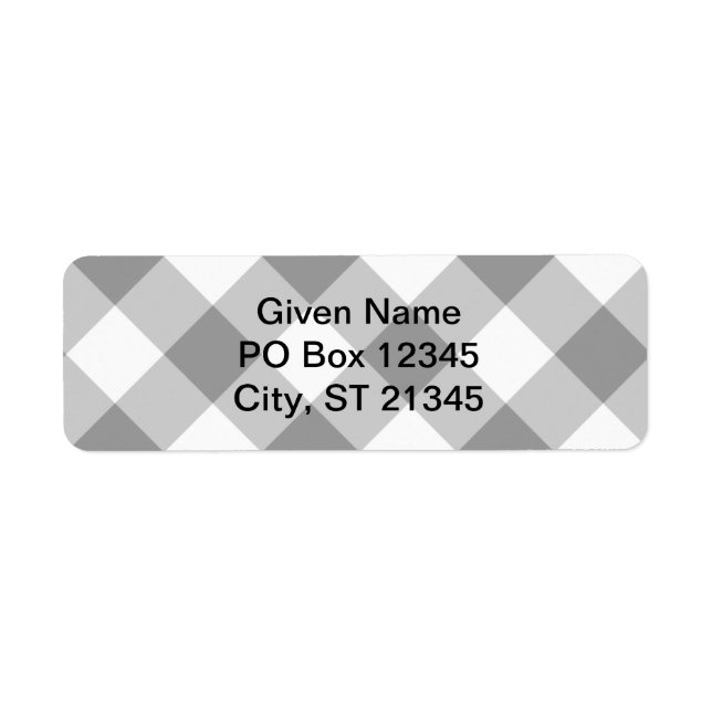 Grey Gingham (Front)