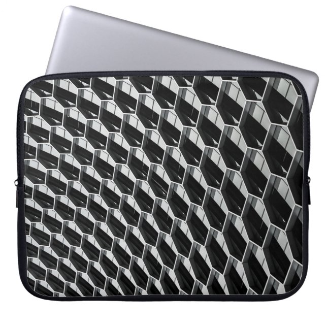 Grey glass roof laptop sleeve (Front)