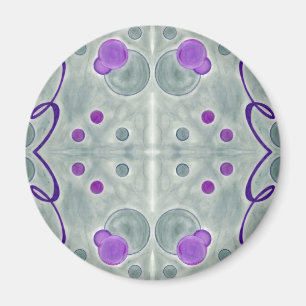 Grey Globes Blanket Magnet