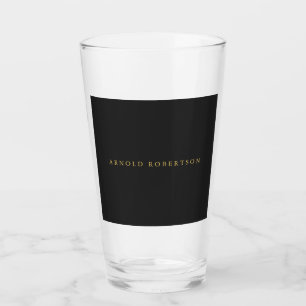 Grey Gold Colour Professional Add Name Glass