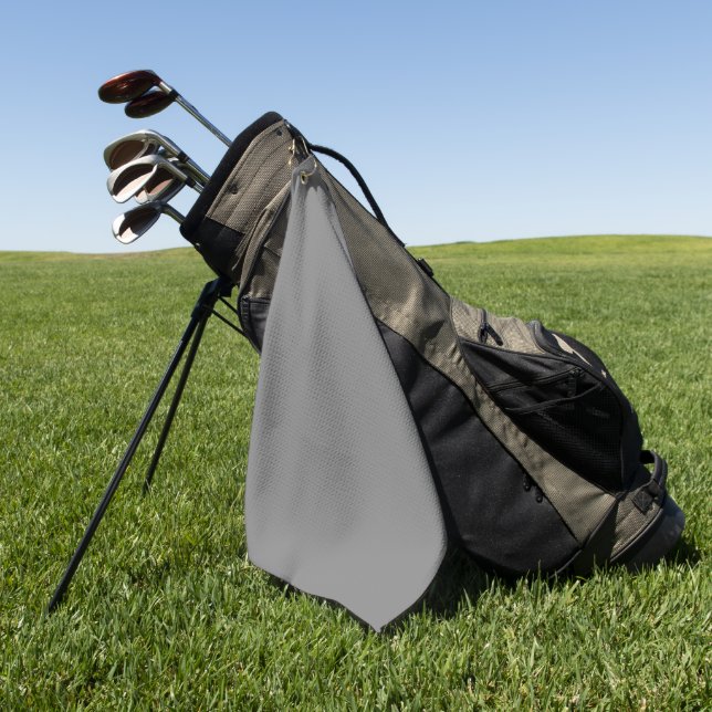 Grey Golf Towel (Green)