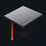 Grey Gradient Geometric Mesh Pattern Graduation Cap Topper<br><div class="desc">Grey Gradient Geometric Mesh Pattern unique gifts for him.

Elegant and cool Triangle geometric mesh with black white grey gradient.

, grey,  grey,  gradient,  mesh,  triangle,  triangles,  geometry,  geometric,  pattern,  cool, 


, black,  white</div>