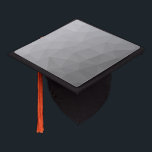 Grey Gradient Geometric Mesh Pattern Graduation Cap Topper<br><div class="desc">Grey Gradient Geometric Mesh Pattern unique gifts for him.

Elegant and cool Triangle geometric mesh with black white grey gradient.

, grey,  grey,  gradient,  mesh,  triangle,  triangles,  geometry,  geometric,  pattern,  cool, 


, black,  white</div>