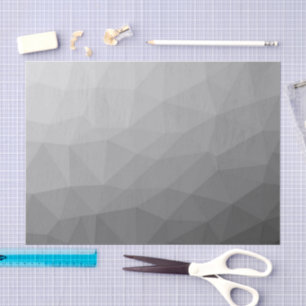 Grey Gradient Geometric Mesh Pattern Tissue Paper