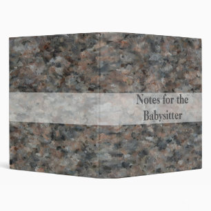 Grey Granite Binder
