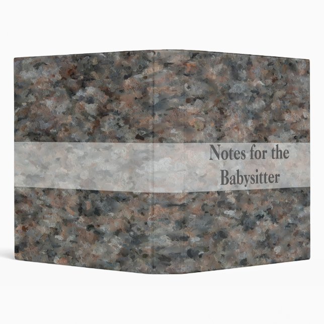 Grey Granite Binder (Background)