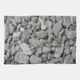 Grey Granite Pebbles Kitchen Towel