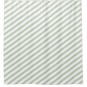 Grey-Green and White Diagonal Stripe