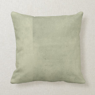 Grey Green Distressed Throw Pillow