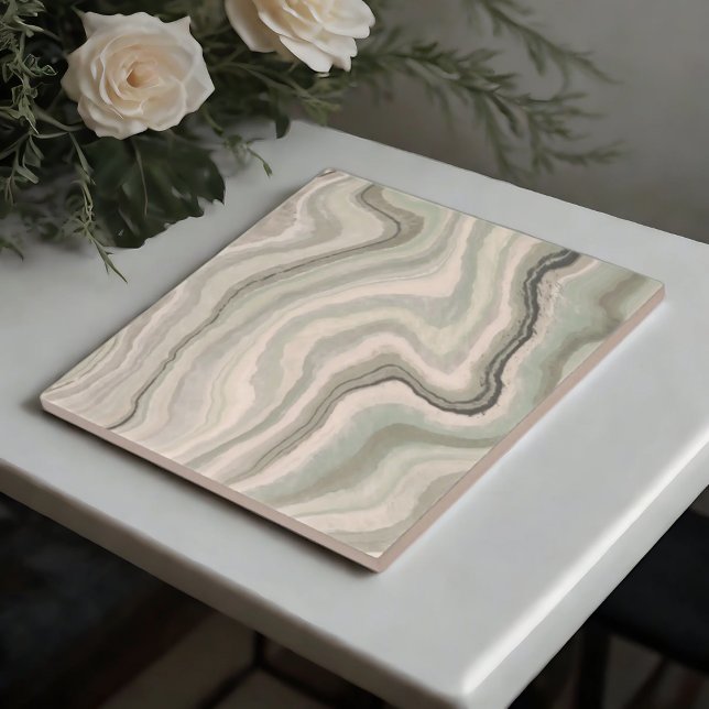 Grey & Green Marble Serenity Ceramic Tiles (Creator Uploaded)