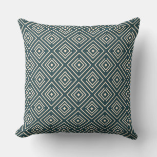 GREY GREEN MODERN THROW PILLOW