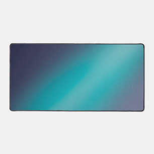 grey green moonlight ombre desk mat