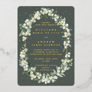 Grey Green Snowberry+Eucalyptus Reception Only