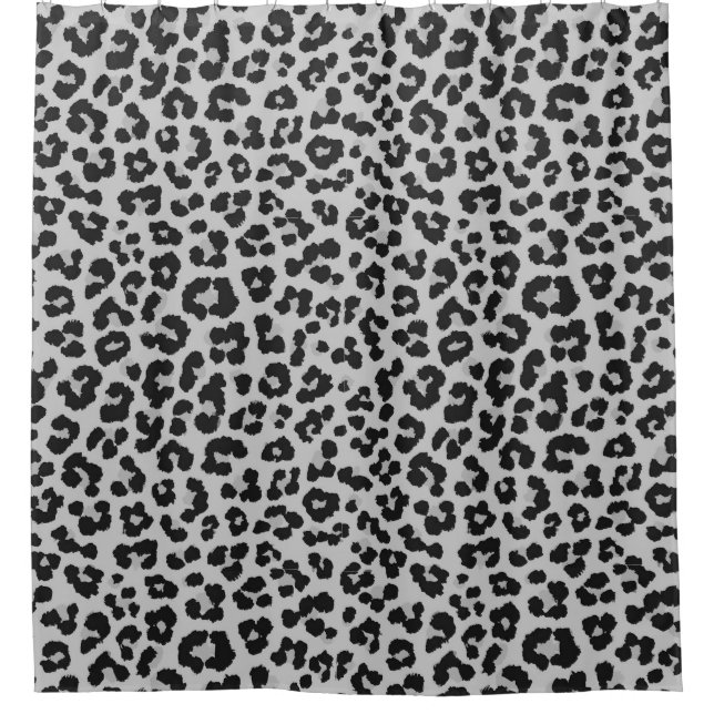 Grey Grey Ash Leopard Cheetah Animal Print Pattern (Front)