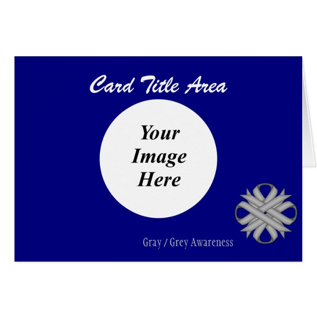 Grey / Grey Clover Ribbon Tmpl by Kenneth Yoncich (Front Horizontal)