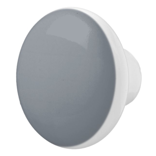 Grey Grey Colour Ready to Customize Ceramic Knob (Right)