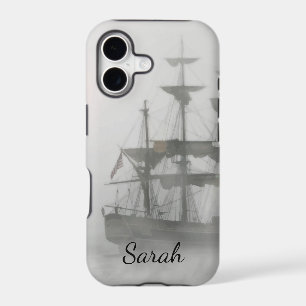 Grey, Grey Fog Pirate Ship Customize With Name