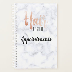 grey grey marble granite rose gold appointments planner