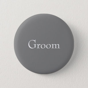 Grey Groom Button