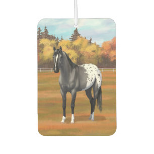 Grey Grulla Appaloosa Quarter Horse Stallion Air Freshener
