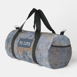 Grey Grunge Duffle Bag