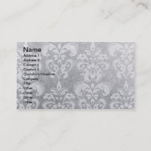 Grey Grunge Wallpaper Business Card
