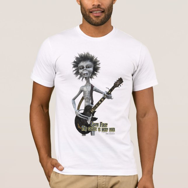 Grey Guitarist T-Shirt (Front)