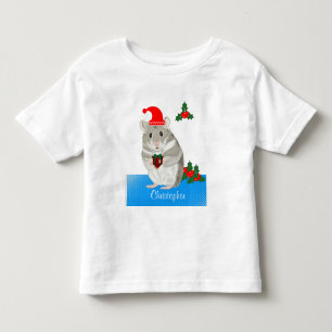 Grey Hamster personalised Toddler T-shirt